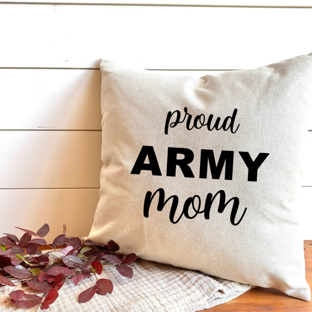 Military Mom, Wife & Grandma Pillow Covers