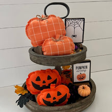 Fall & Halloween Fabric Tray Fillers | Set of 2