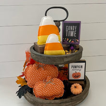 Fall & Halloween Fabric Tray Fillers | Set of 2