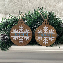Personalized Holiday Wood Reindeer Ornaments