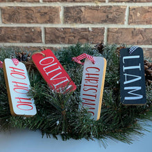 Personalized Holiday Wood Tags