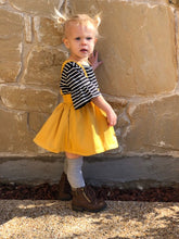 Adorable Mustard Skirt Set