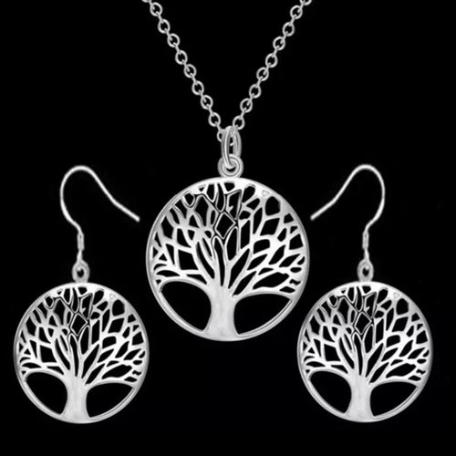 Silver Tree of Life Earrings