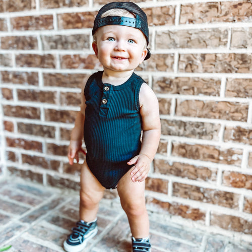 Ribbed Baby Romper