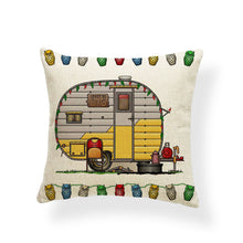 Happy Camper Pillow Covers