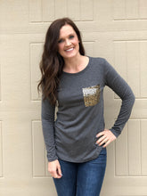 Sequin Pocket Pullover Top | 2 Colors